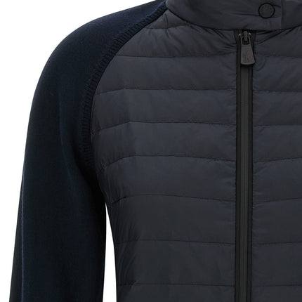 Moncler Grenoble Blue Polyamide Cardigan