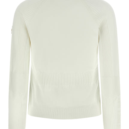 Moncler Grenoble White Polyamide Cardigan
