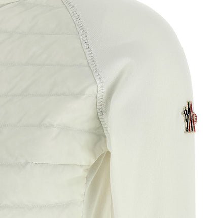 Moncler Grenoble White Polyamide Cardigan