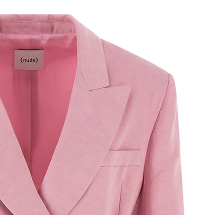 NUDE Multicolor Linen Blazer