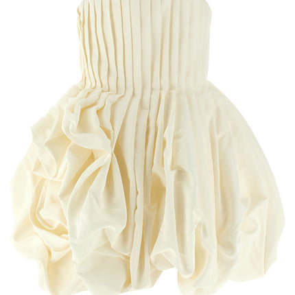 Carolina Herrera White Silk Short Dress