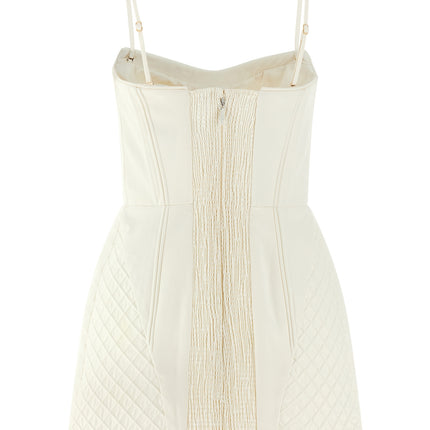 Zimmermann White Cotton Short Dress