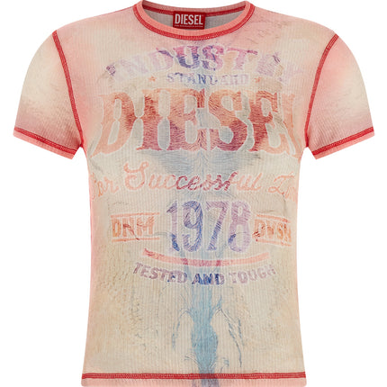 Diesel Multicolor Cotton T-Shirt
