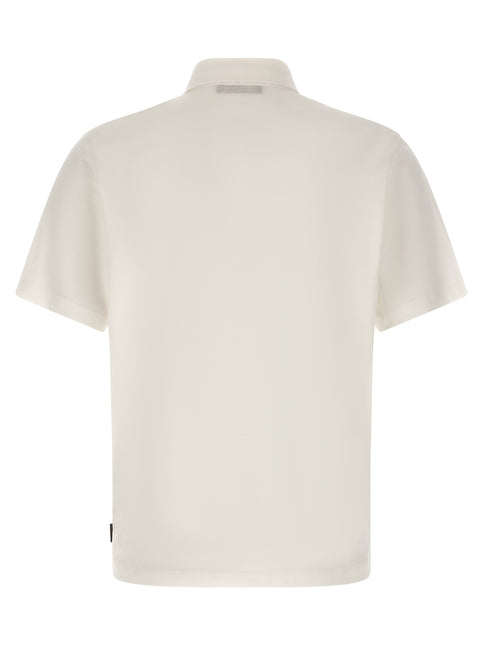 ZANONE White Cotton Polo Shirt