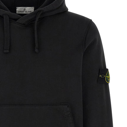 Stone Island Black Cotton Sweatshirt