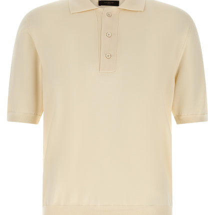 ZANONE Beige Cotton Polo Shirt