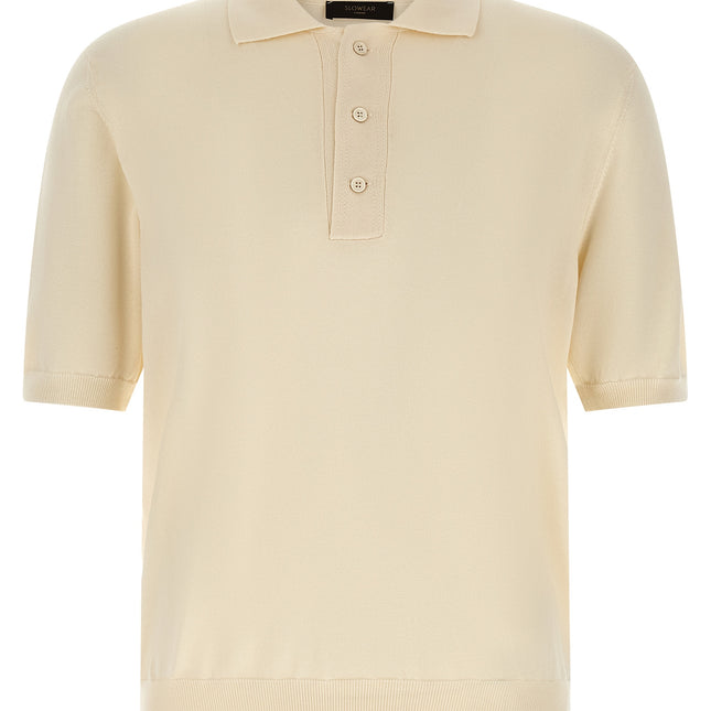 ZANONE Beige Cotton Polo Shirt