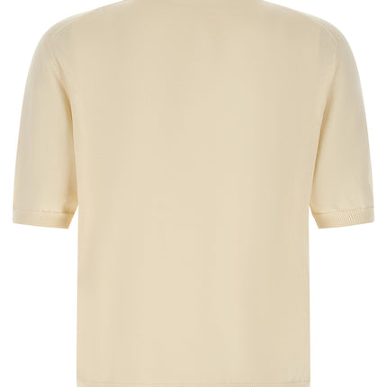 ZANONE Beige Cotton Polo Shirt