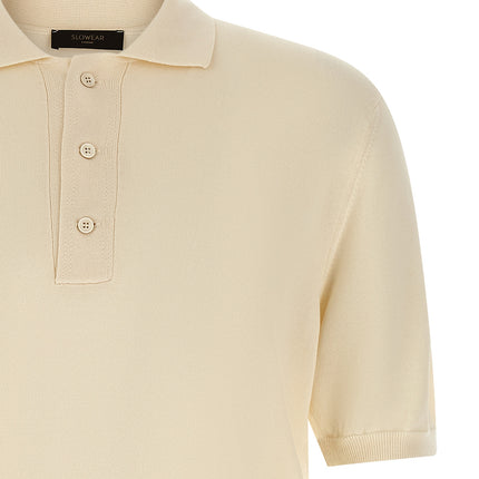 ZANONE Beige Cotton Polo Shirt
