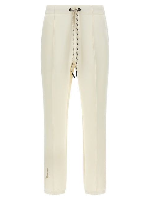 Moncler Grenoble White Polyester Joggers (Workout Pants)