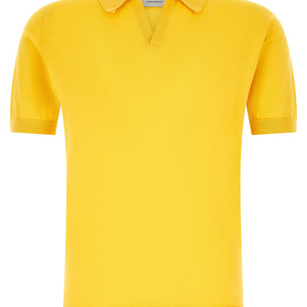 JOHN SMEDLEY Bicolor Cotton Polo Shirt