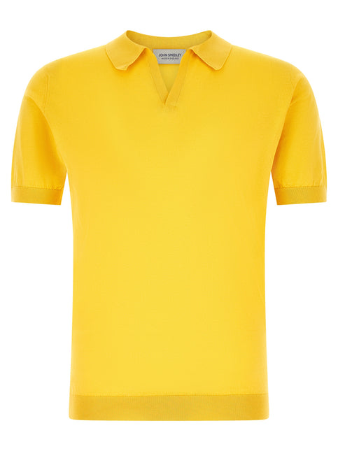 JOHN SMEDLEY Bicolor Cotton Polo Shirt