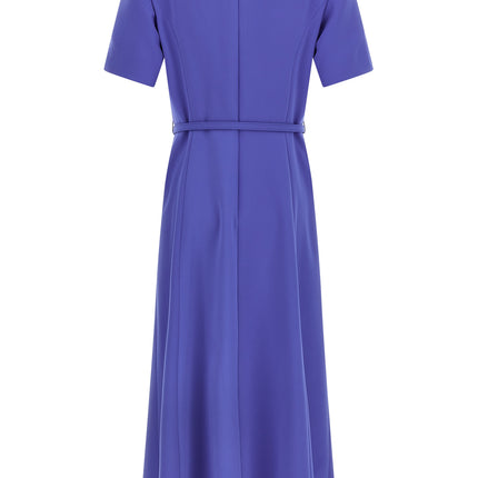 Carolina Herrera Blue Polyester Midi Dress