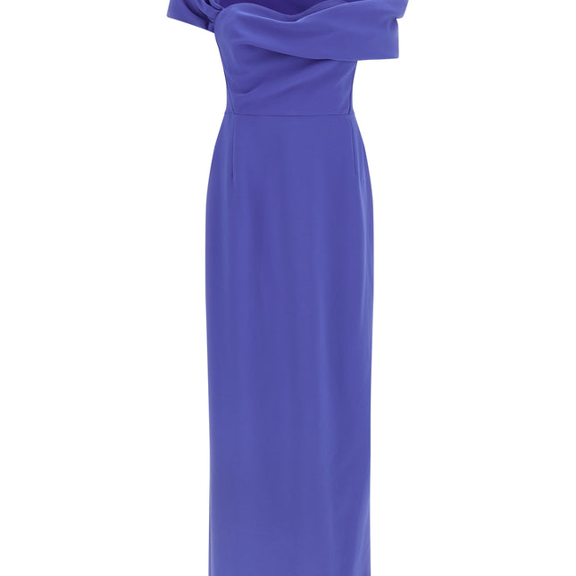 Carolina Herrera Blue Polyester Long Dress