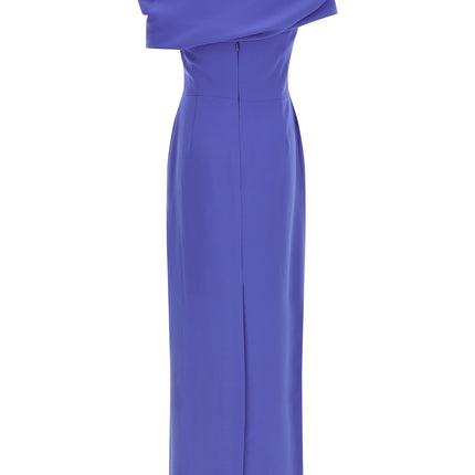 Carolina Herrera Blue Polyester Long Dress