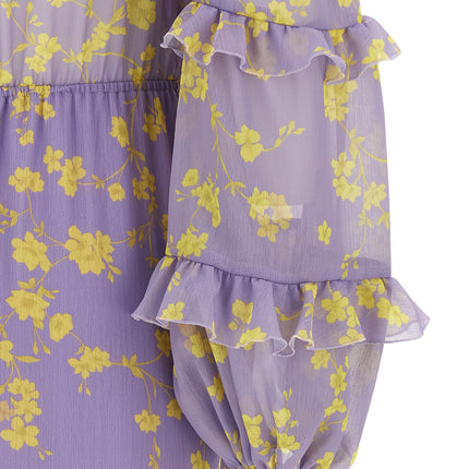 CATALINA Purple Recycled Polyester Long Dress