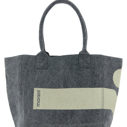 Isabel Marant Black Cotton Tote Bag