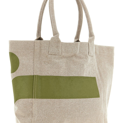 Isabel Marant Bicolor Cotton Tote Bag