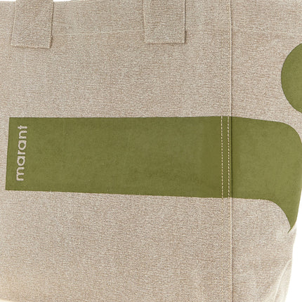 Isabel Marant Bicolor Cotton Tote Bag