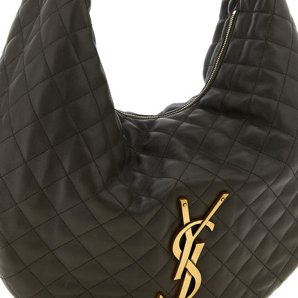 Saint Laurent Brown Lamb Leather Shoulder Bag