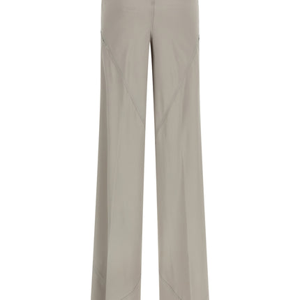 Rick Owens Gray Acetate Flared Pants