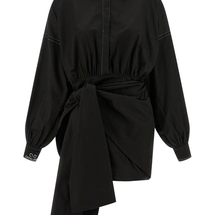 CATALINA Black Polyester Short Dress