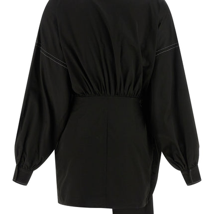 CATALINA Black Polyester Short Dress
