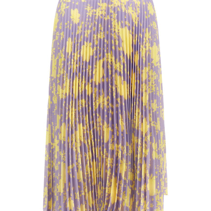 CATALINA Purple Recycled Polyester Midi Skirt