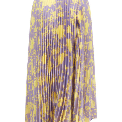 CATALINA Purple Recycled Polyester Midi Skirt