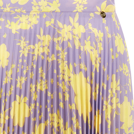 CATALINA Purple Recycled Polyester Midi Skirt