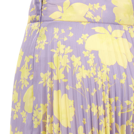 CATALINA Purple Recycled Polyester Midi Skirt