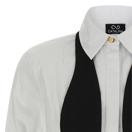 CATALINA White Cotton Blouse