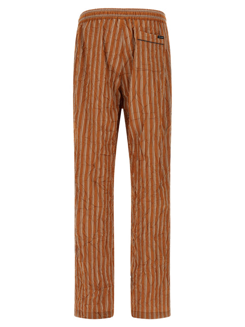 Dolce & Gabbana Brown Viscose Casual Pants