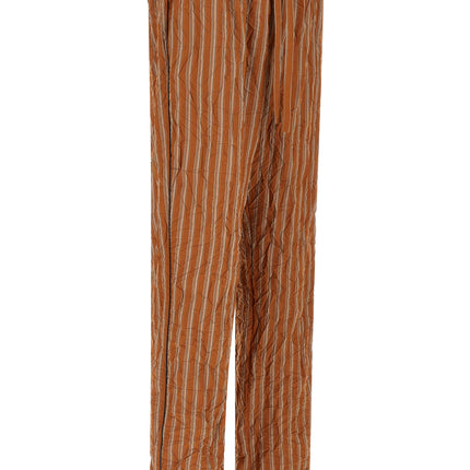 Dolce & Gabbana Brown Viscose Casual Pants