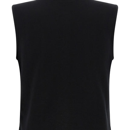 Saint Laurent Black Cotton Polo Shirt