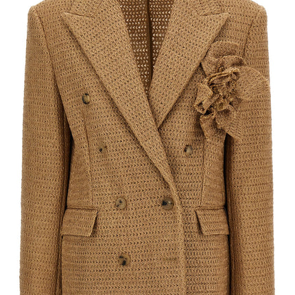 Giuseppe Di Morabito Beige Polyamide Blazer