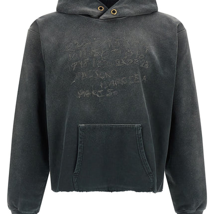 Maison Margiela Gray Cotton Hoodie