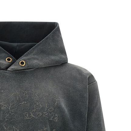 Maison Margiela Gray Cotton Hoodie