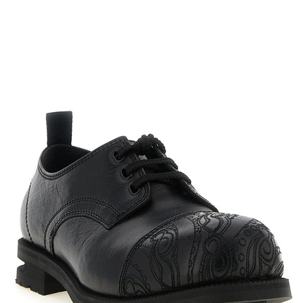 Kiko Kostadinov Black Calfskin Oxfords And Derbies