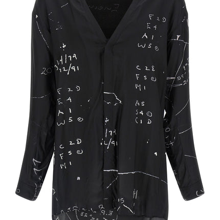 Rick Owens Black Viscose Blouse