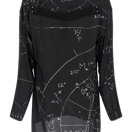 Rick Owens Black Viscose Blouse