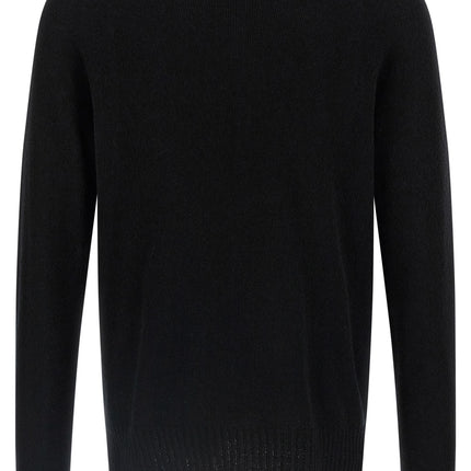 MA'RY'YA Black Cotton Cardigan