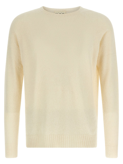 MA'RY'YA Beige Cotton Cardigan