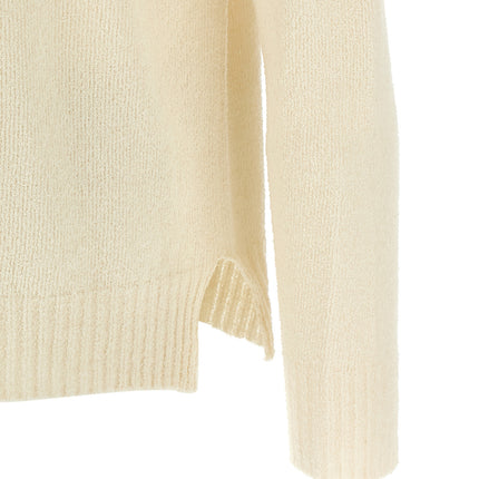 MA'RY'YA Beige Cotton Cardigan