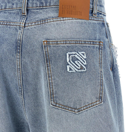 Giuseppe Di Morabito Blue Cotton Jeans Denim