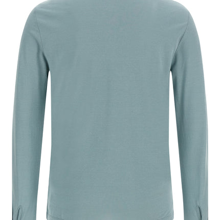 ZANONE Blue Cotton Polo Shirt