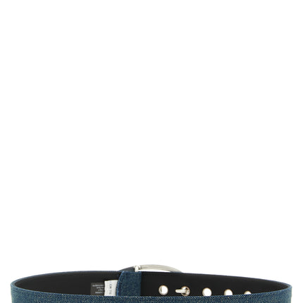 Diesel Blue Cotton Regular Belt