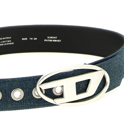 Diesel Blue Cotton Regular Belt