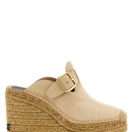 Stella McCartney Beige Viscose Wedge Sandals