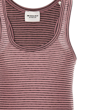 Marant Etoile Multicolor Cotton Sleeveles T-Shirt
